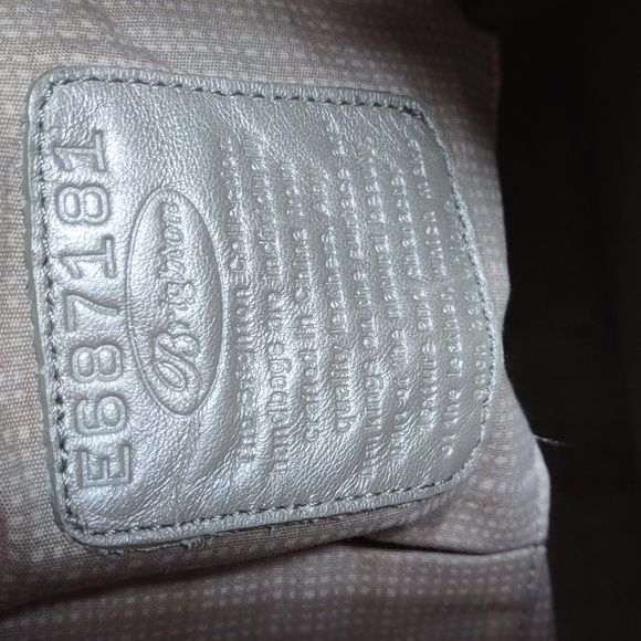 Brighton Chevron Pattern Coated Canvas Tote Bag w/Studs - Picture 11 of 16